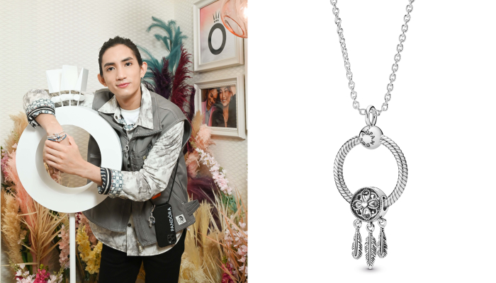 Pandora 靈性捕夢網項鏈套裝提及Mirror的隊長Lokman，大家可能都會即時想起他勇於追夢的形象。Lokman在日前就示範了Pandora的全新秋冬系列，刻有”FOLLOW YOUR DRE